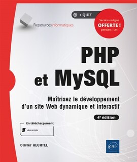 Front cover_PHP et MySQL : maîtrisez le développement d'un site web dynamique et interactif
