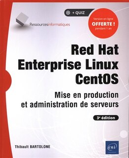 Front cover_Red Hat Enterprise Linux CentOS : mise en production et administration de serveurs