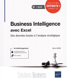Couverture_Business intelligence avec Excel : des données brutes à l'analyse stratégique