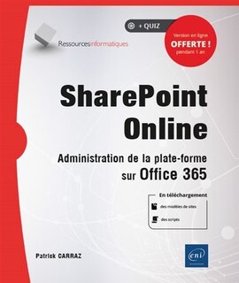 Couverture_SharePoint Online : administration de la plate-forme sur Office 365