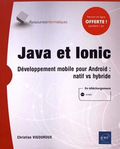 Front cover_Java et Ionic : développement mobile pour Android : natif vs hybride