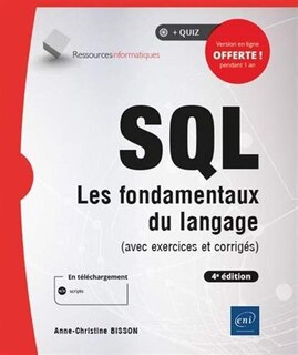 Couverture_SQL : les fondamentaux du langage (avec exercices et corrigés)