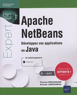 Couverture_Apache NetBeans : développez vos applications en Java