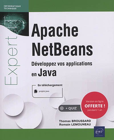 Couverture_Apache NetBeans : développez vos applications en Java