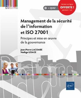 Front cover_Management de la sécurité de l'information et ISO 27001