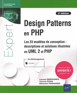 Front cover_Design patterns en PHP : les 23 mod&egrave;les de conception : descriptions et solutions illustr&eacute;es en UML2 et PHP