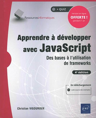 Front cover_Apprendre à développer avec JavaScript