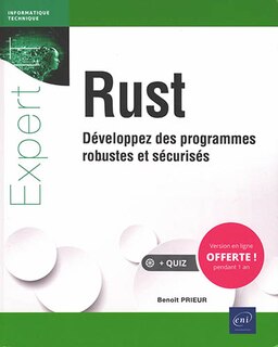 Front cover_Rust : développez des programmes robustes et sécurisés