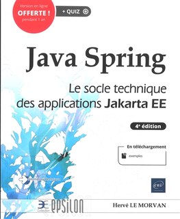 Front cover_Java Spring : le socle technique des applications Jakarta EE