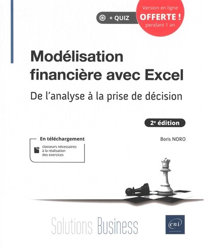 Front cover_Modélisation financière avec Excel : de l'analyse à la prise de décision