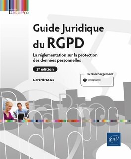 Couverture_Guide juridique du RGPD : la réglementation sur la protection des données personnelles