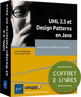 Front cover_UML 2.5 et Design patterns en Java : maîtrisez les modèles de conception : coffret 2 livres