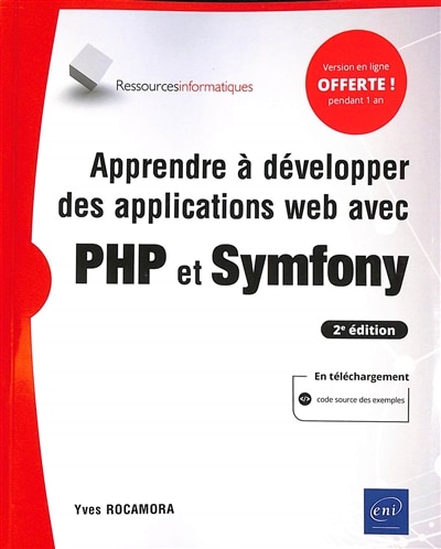 Front cover_Apprendre à développer des applications web avec PHP et Symfony