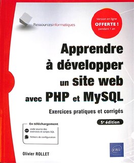 Front cover_Apprendre à développer un site web avec PHP et MySQL