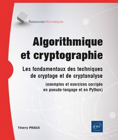 Front cover_Algorithmique et cryptographie