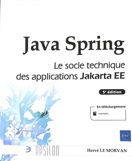Front cover_Java Spring : le socle technique des applications Jakarta EE