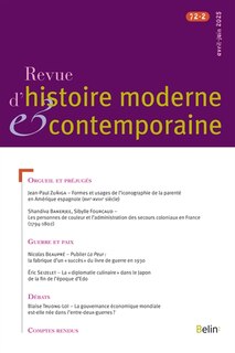 Front cover_Revue d'histoire moderne et contemporaine, n°72-2