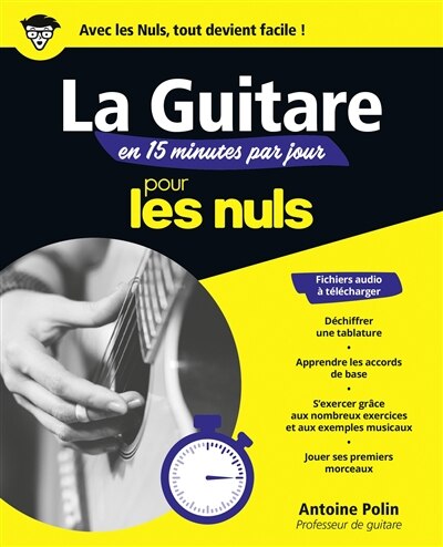 Front cover_La guitare en 15 minutes par jour pour les nuls