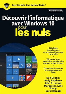 Front cover_Découvrir l'informatique avec Windows 10