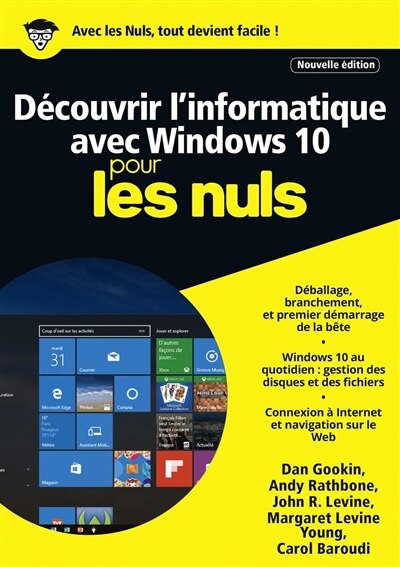 Front cover_Découvrir l'informatique avec Windows 10