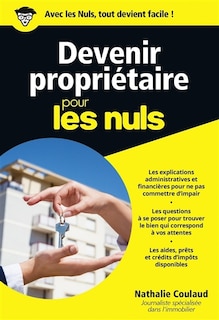 Front cover_Devenir propri&eacute;taire pour les nuls