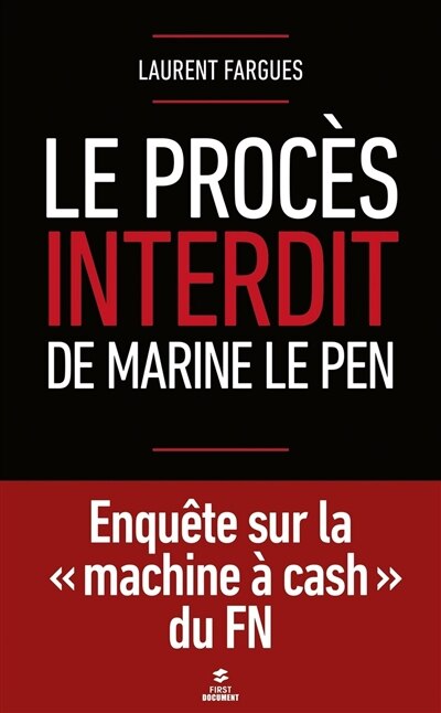 Couverture_Le procès interdit de Marine Le Pen
