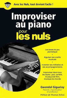Front cover_Improviser au piano pour les nuls
