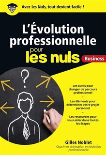 Front cover_L' évolution professionnelle pour les nuls