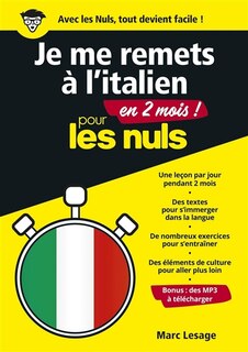 Couverture_Je me remets à l'italien pour les nuls