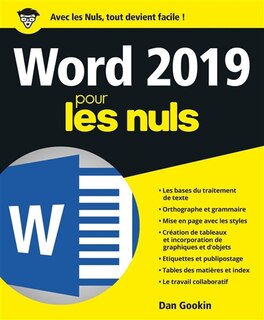 Couverture_WORD 2019 POUR LES NULS