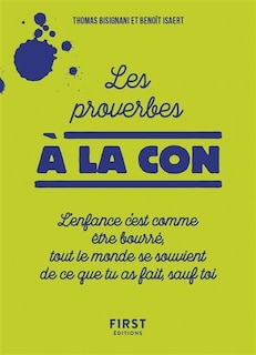 Front cover_Les proverbes &agrave; la con