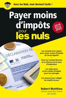 Front cover_Payer moins d'impôts pour les nuls