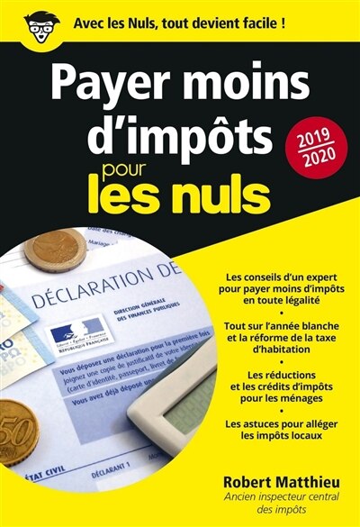 Front cover_Payer moins d'impôts pour les nuls