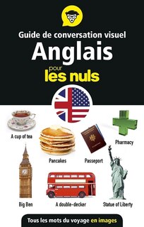 Front cover_Guide de conversation visuel anglais pour les nuls : tous les mots du voyage en images
