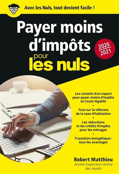 Front cover_Payer moins d'impôts pour les nuls