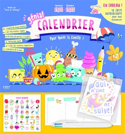 Couverture_Génial calendrier pour toute la famille !