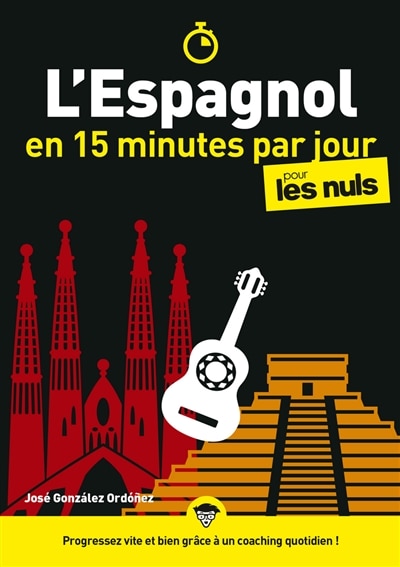 Couverture_L' espagnol en 15 minutes par jour pour les nuls