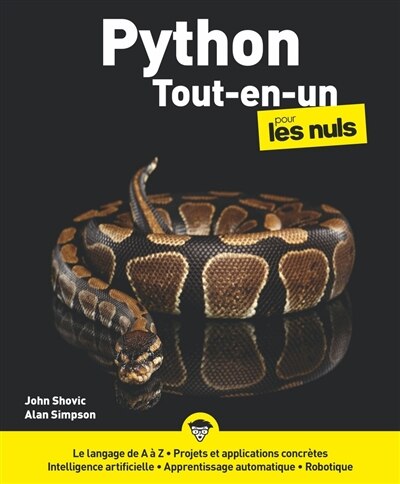 Front cover_Python pour les nuls : tout-en-un