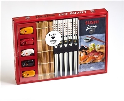 Couverture_Coffret bo&icirc;te et accessoires Lucky cat sushi