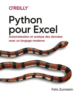 Front cover_Python pour Excel : automatisation et analyse des données avec un langage moderne