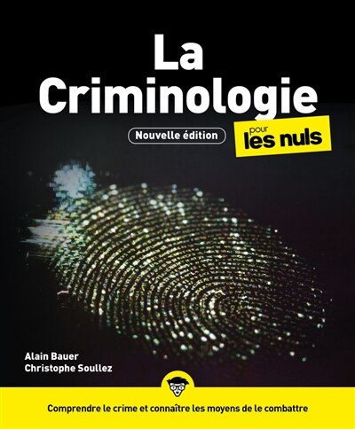 Front cover_La criminologie pour les nuls