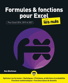 Front cover_Formules & fonctions pour Excel pour les nuls