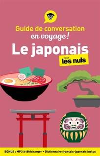 Front cover_Le japonais pour les nuls en voyage ! : guide de conversation