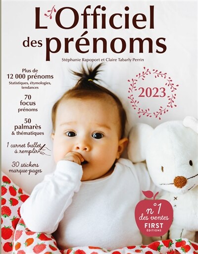 Front cover_L' officiel des pr&eacute;noms 2023