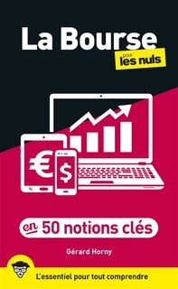 Couverture_La Bourse pour les nuls en 50 notions clés : l'essentiel pour tout comprendre