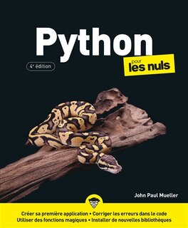 Front cover_Python pour les nuls