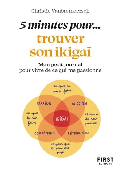 Front cover_5 minutes pour... trouver son ikigaï : mon petit journal pour vivre de ce qui me passionne