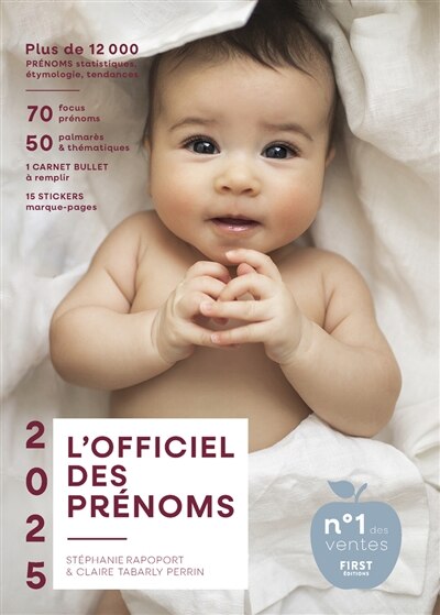 Front cover_L' officiel des pr&eacute;noms 2025