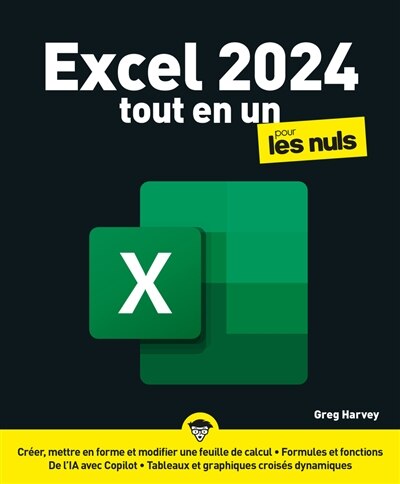 Couverture_Excel 2024 pour les nuls : tout en un