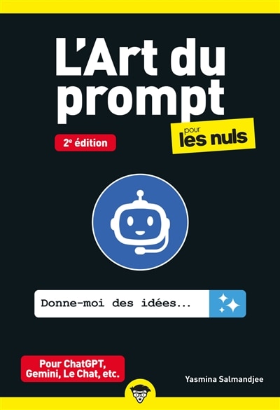 Front cover_L' art du prompt pour les nuls